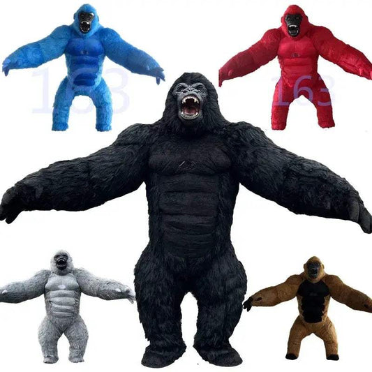 2.6M Gorilla Inflatable Mascot Costume For Memorable Parties - ToylandEU