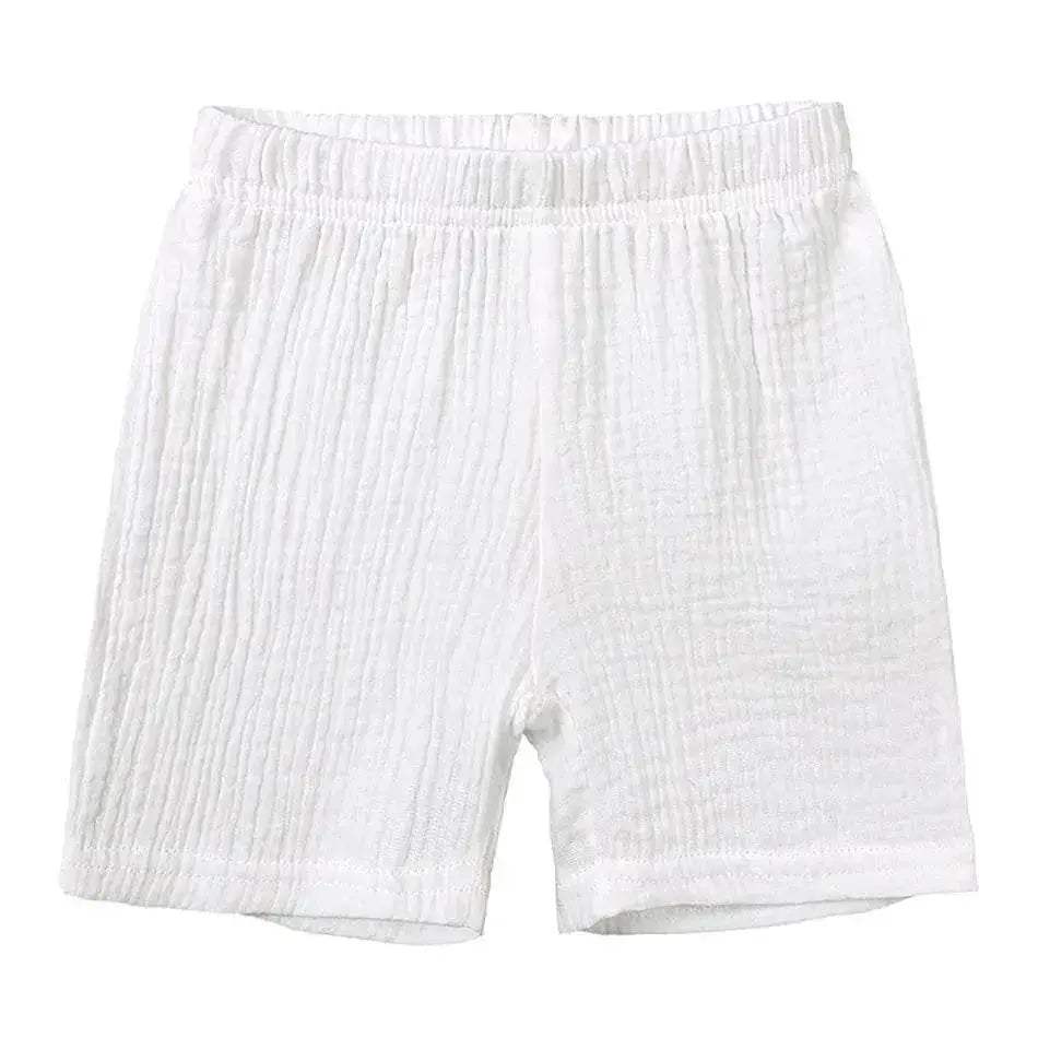 2-8 Years Children Casual Suit Kids Muslin T Shirt Shorts - ToylandEU