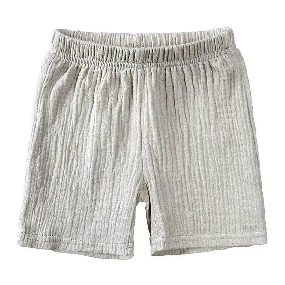  2-8 Years Children Casual Suit Muslin T Shirt Shorts Set -  ToylandEU™