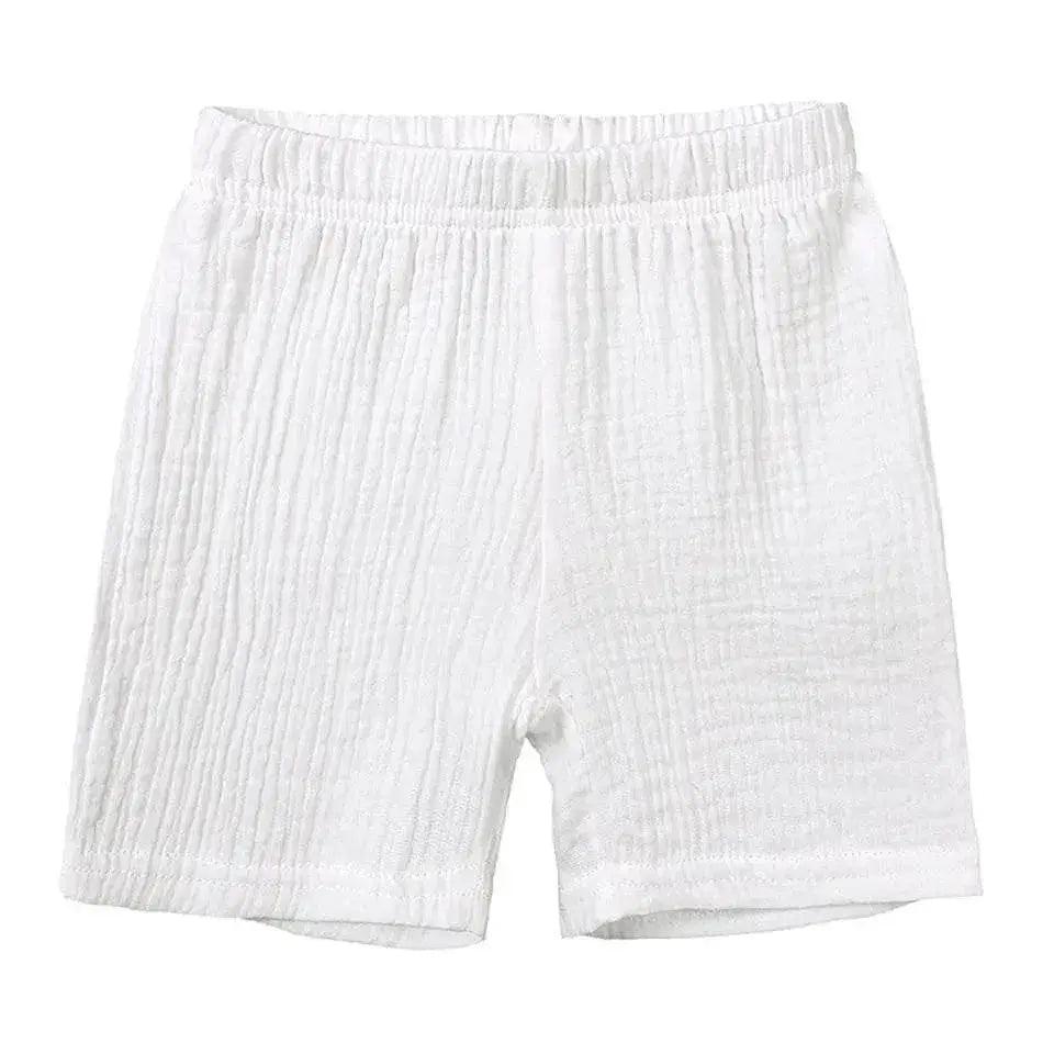  2-8 Years Children Casual Suit Muslin T Shirt Shorts Set -  ToylandEU™