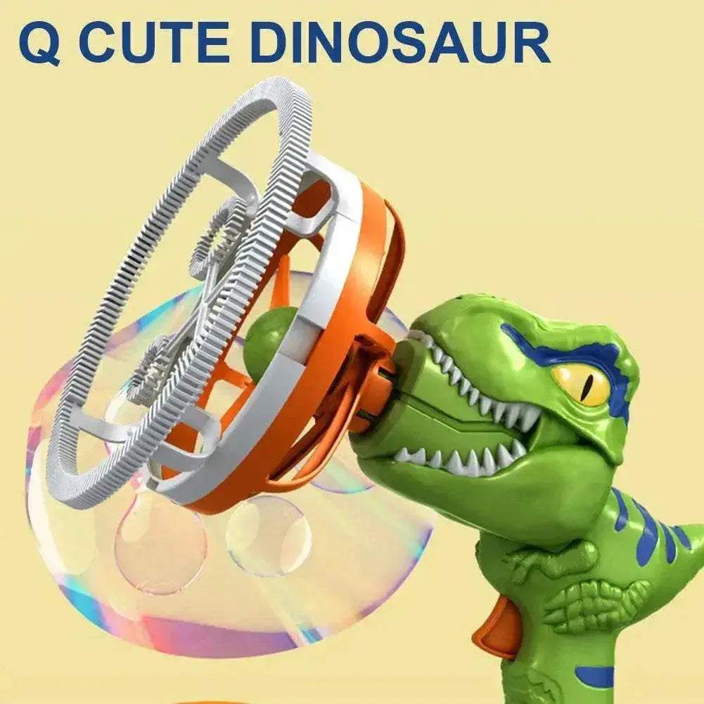 2 In 1 Dinosaur Soap Bubble Electric Bubble Gun for Kids - ToylandEU