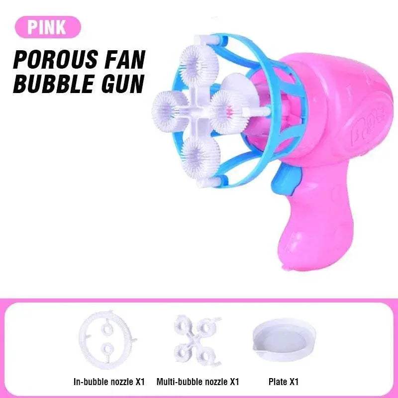 2 In 1 Dinosaur Soap Bubble Electric Bubble Gun for Kids - ToylandEU