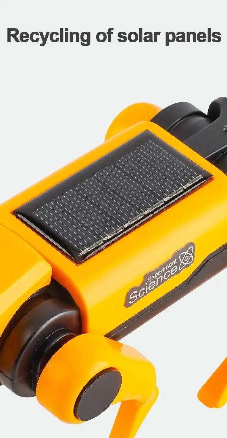  2 In 1 Solar Robot Dog Puppy Cat Science Experiment Diy Assembly Learning Education Robots Technological Gadgets Kit for Kids -  ToylandEU™