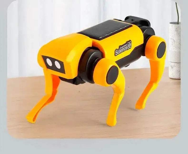 2 In 1 Solar Robot Dog Puppy Cat Science Experiment Diy Assembly Learning Education Robots Technological Gadgets Kit for Kids - ToylandEU