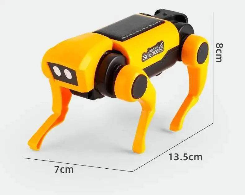 2 In 1 Solar Robot Dog Puppy Cat Science Experiment Diy Assembly Learning Education Robots Technological Gadgets Kit for Kids - ToylandEU