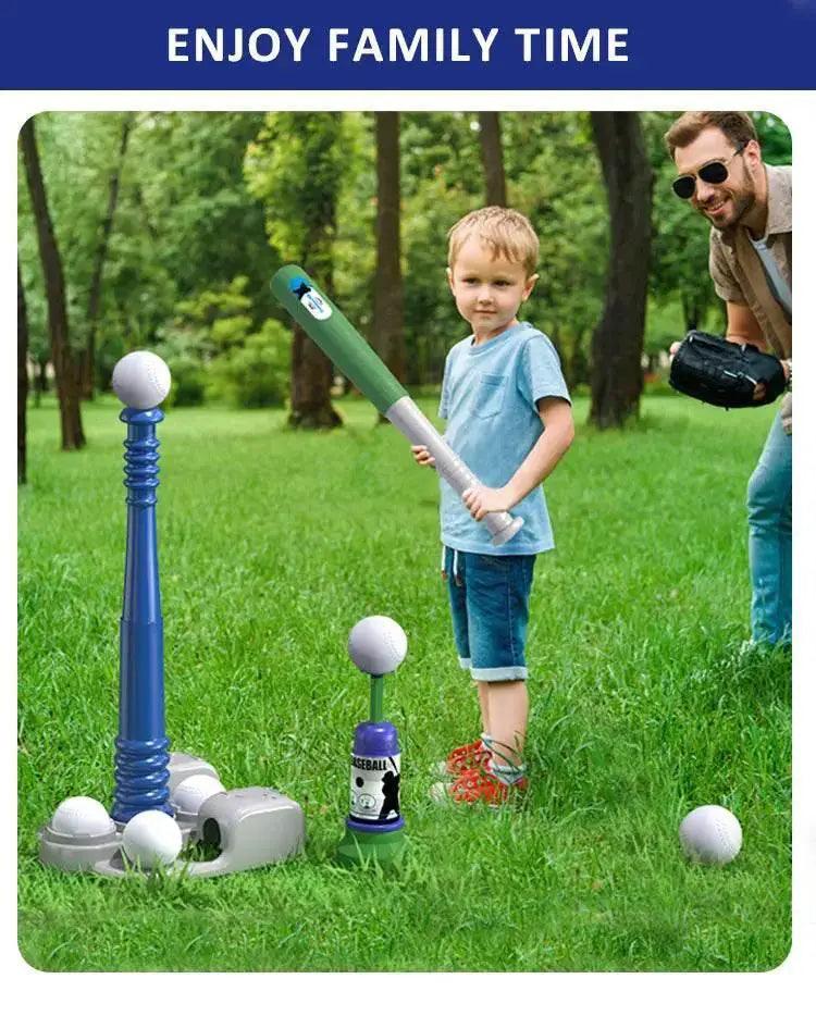  2 In 1 T Ball Sets For Kids 3-6 With Automatic Pitching Machine -  ToylandEU™