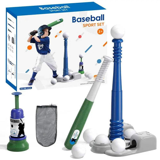 2 In 1 T Ball Sets For Kids 3-6 With Automatic Pitching Machine - ToylandEU