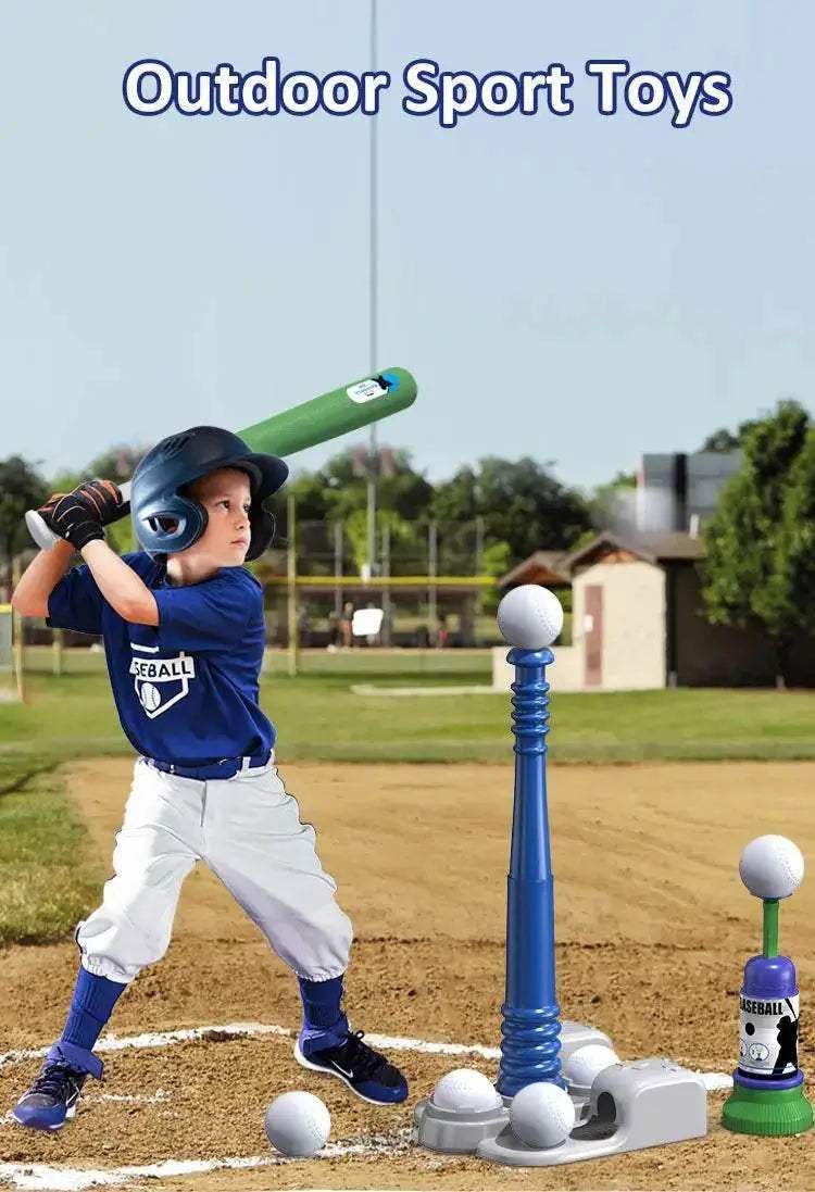  2 In 1 T Ball Sets For Kids 3-6 With Automatic Pitching Machine -  ToylandEU™