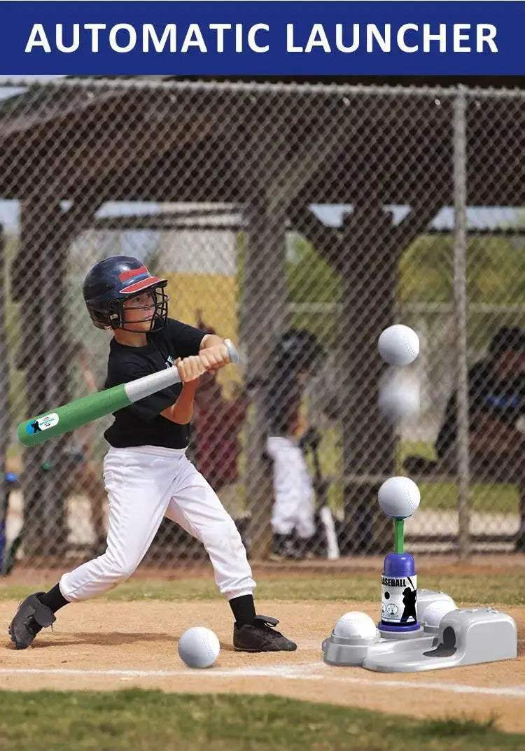  2 In 1 T Ball Sets For Kids 3-6 With Automatic Pitching Machine -  ToylandEU™