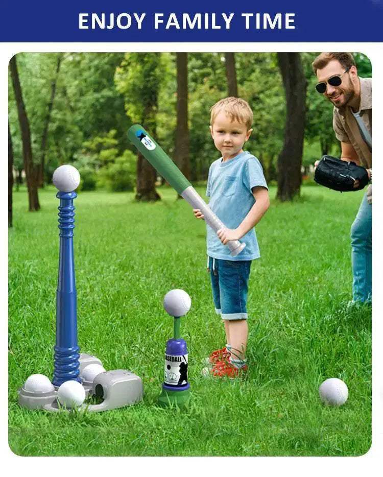  2 In 1 T Ball Sets For Kids 3-6 With Automatic Pitching Machine -  ToylandEU™