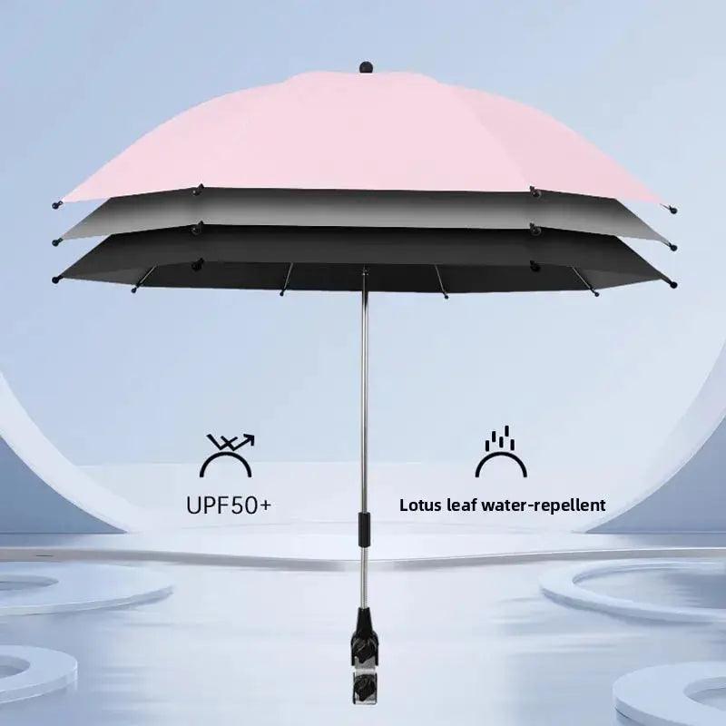  2-In-1 UV Protection Stroller Umbrella Clamp Rainproof -  ToylandEU™