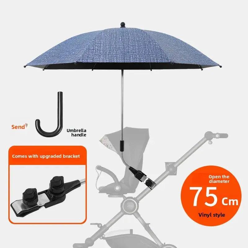  2-In-1 UV Protection Stroller Umbrella Clamp Rainproof -  ToylandEU™