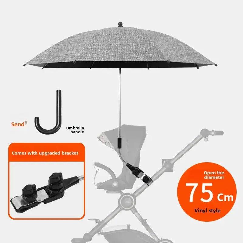  2-In-1 UV Protection Stroller Umbrella Clamp Rainproof -  ToylandEU™