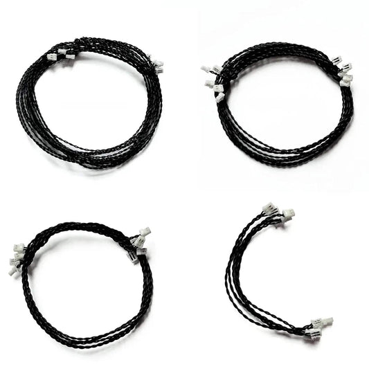 LYBMTWF 5pcs 0.8 Mm 2 Pin Conecting Cable DIY Accessories For Led Light Kit Compatible With Building Blocks Model - ToylandEU