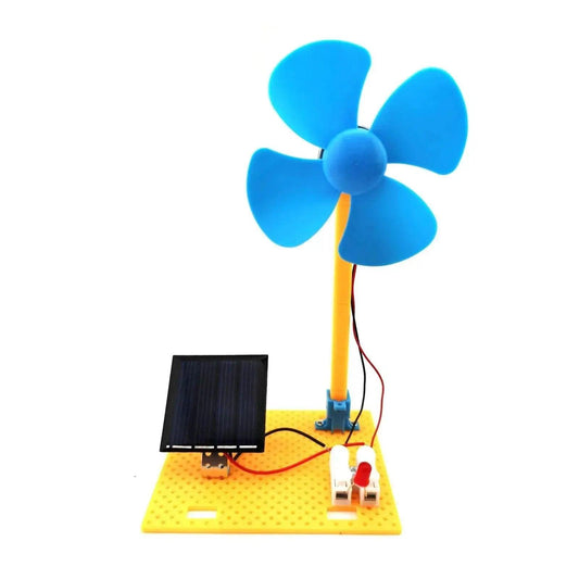  2 in 1 Solar and Wind Energy Powered Fan Model DIY Kit for Children Education Gift -  ToylandEU™