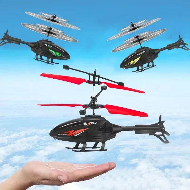 2 in1 Induction Watch Gesture Remote Control Toy RC Helicopter - ToylandEU