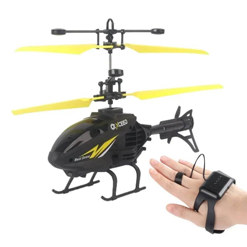2 in1 Induction Watch Gesture Remote Control Toy RC Helicopter - ToylandEU