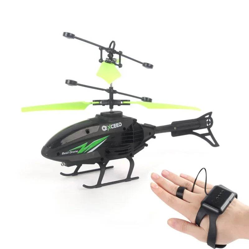 2 in1 Induction Watch Gesture Remote Control Toy RC Helicopter - ToylandEU