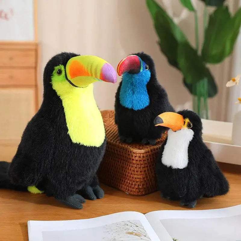 20/30/40CM Simulation Toco Toucan Plush Toys Cute Ramphastos Toco Stuffed Bird Doll for Home Decoration Gifts - ToylandEU