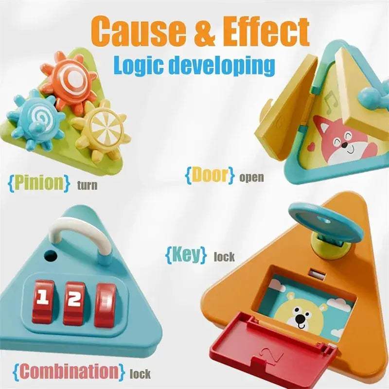 20 In 1 Icosahedron Busy Board Montessori Toy For Toddlers - ToylandEU