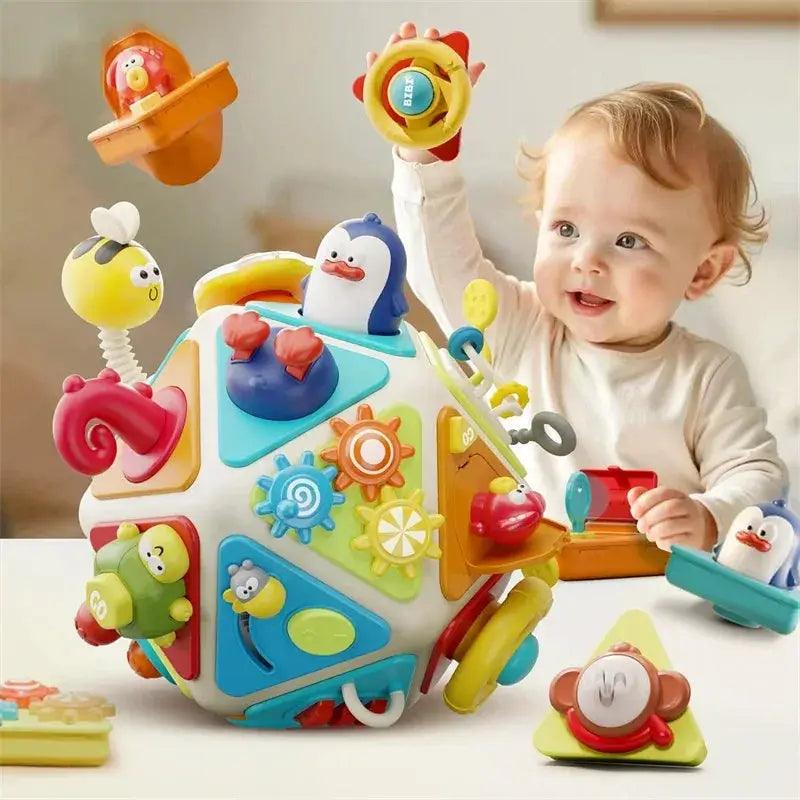  20 In 1 Icosahedron Busy Board Montessori Toy Learning -  ToylandEU™
