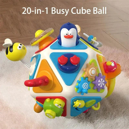  20 In 1 Icosahedron Busy Board Montessori Toy Learning -  ToylandEU™