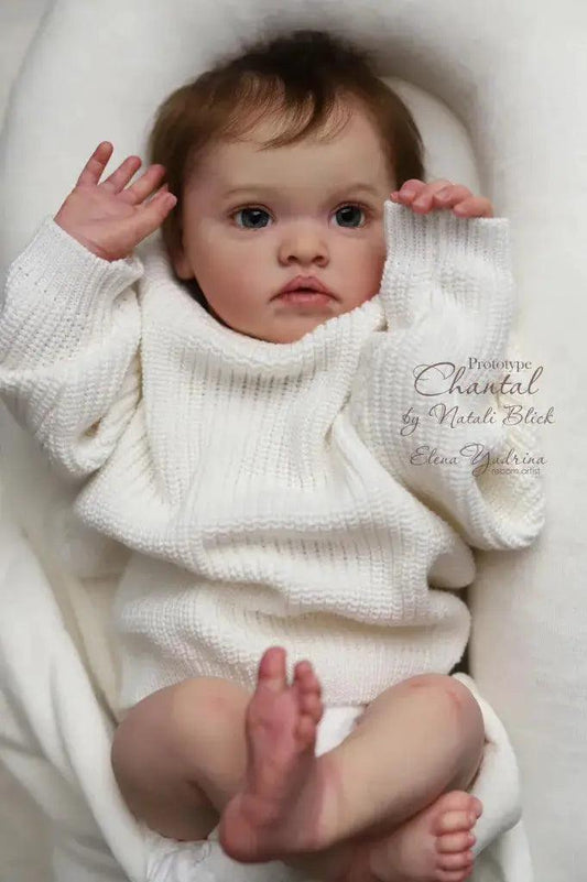  20 Inch Reborn Doll Kit Chantal Lifelike Cloth Body Unisex -  ToylandEU™