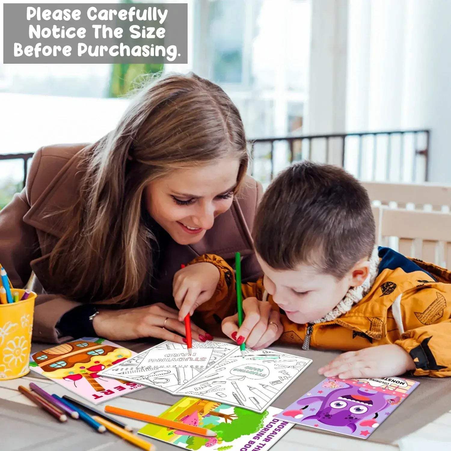 20 Pack Coloring Books With Stacking Crayons Set For Kids - ToylandEU