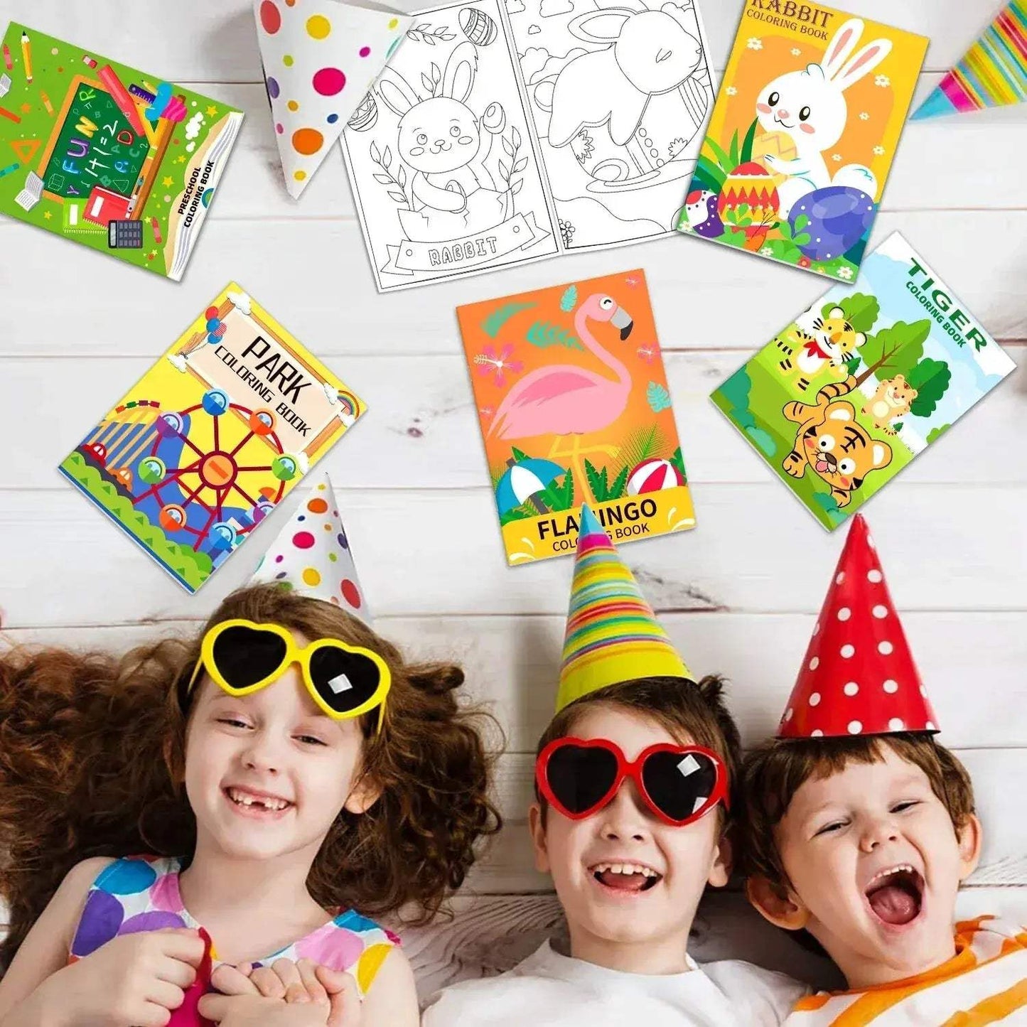 20 Pack Coloring Books With Stacking Crayons Set For Kids - ToylandEU