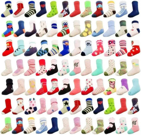  20 Pairs Baby Boy Girl Socks Bulk Cotton Toddler Bundle -  ToylandEU™