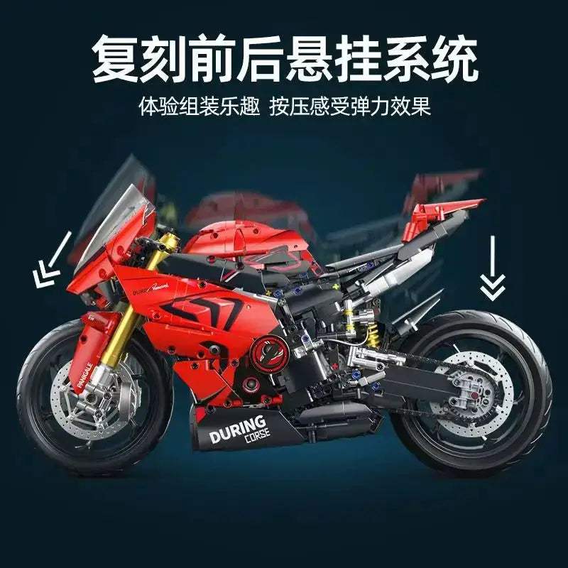  Racing Motorcycle Building Blocks Set Lego Compatible -  ToylandEU™