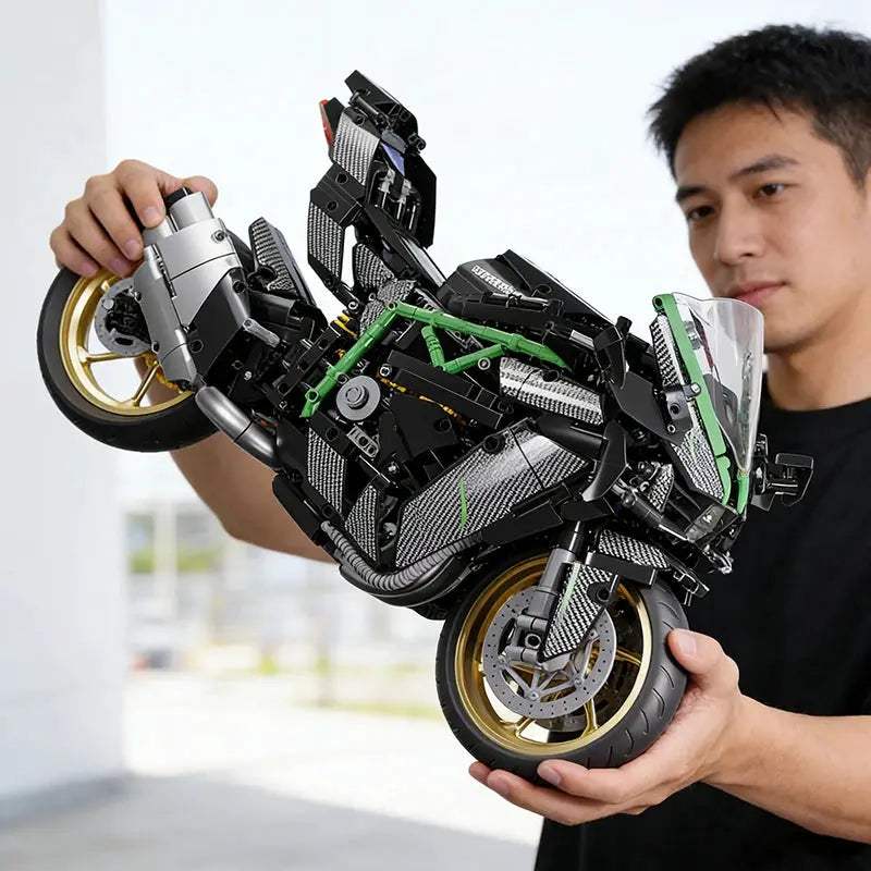  Racing Motorcycle Building Blocks Set Lego Compatible -  ToylandEU™