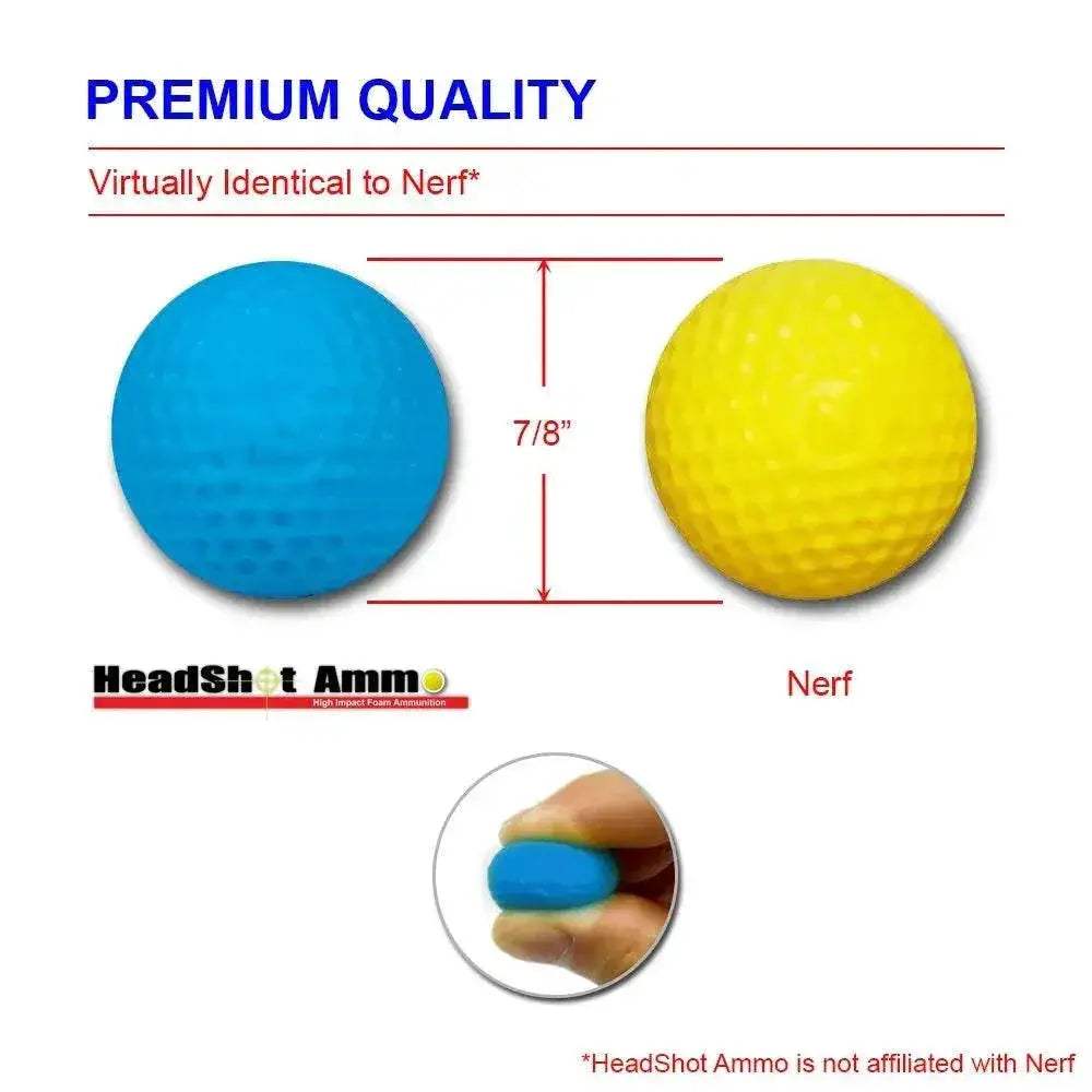 200PCS Premium EVA Ammo for Foam Dart Blaster Gun Toys Rival Series Pack - ToylandEU