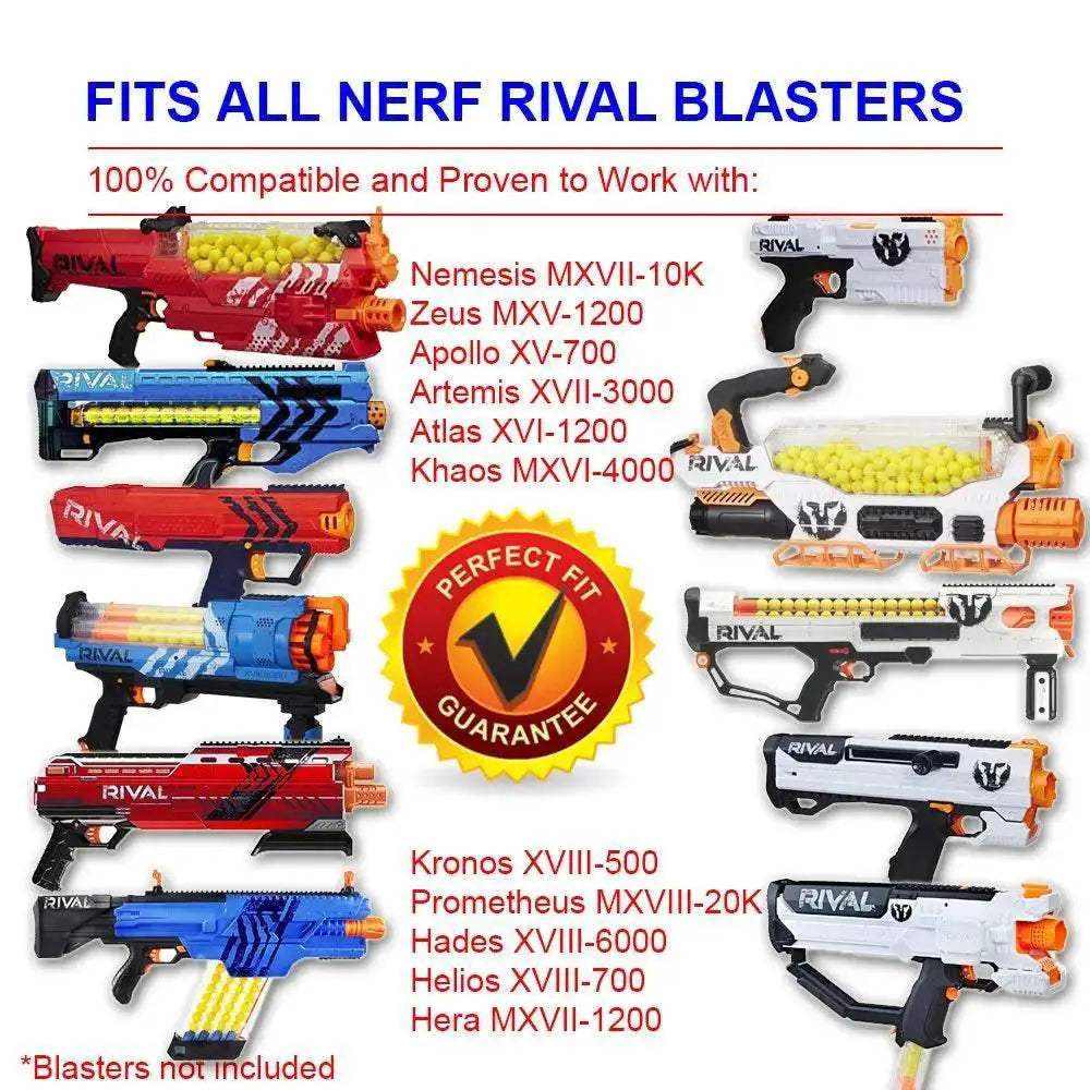 200PCS Premium EVA Ammo for Foam Dart Blaster Gun Toys Rival Series Pack - ToylandEU