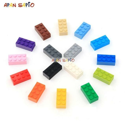 Thick DIY Building Blocks: 200pcs 2x4 Dot Educational Bricks ToylandEU.com Toyland EU