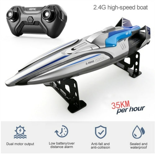 2022 Hot 35 KM/H RC High Speed Racing Boat Speedboat Remote Control ToylandEU.com Toyland EU