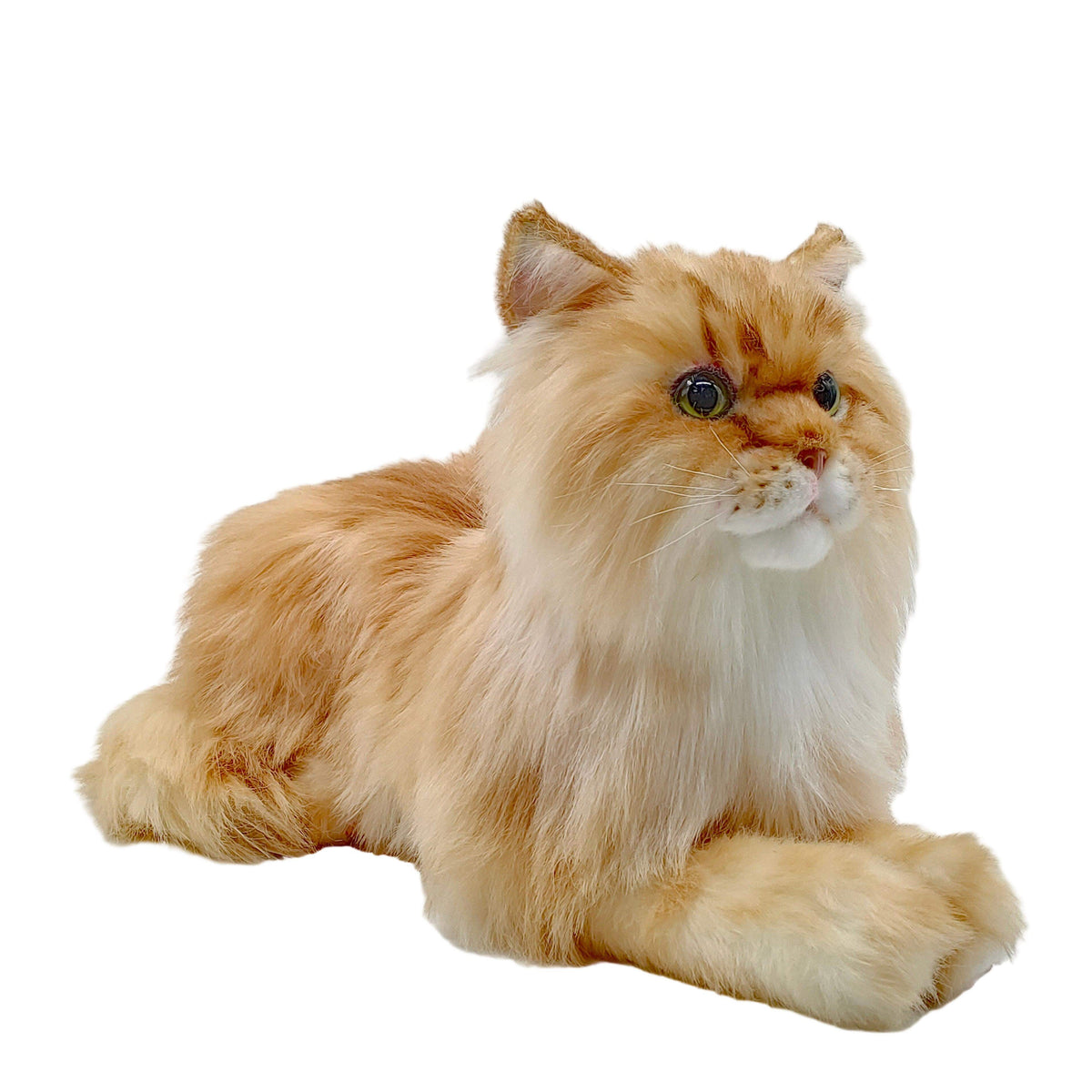 Realistic Cat Plush | Life Size Weighted | Handmade Orange