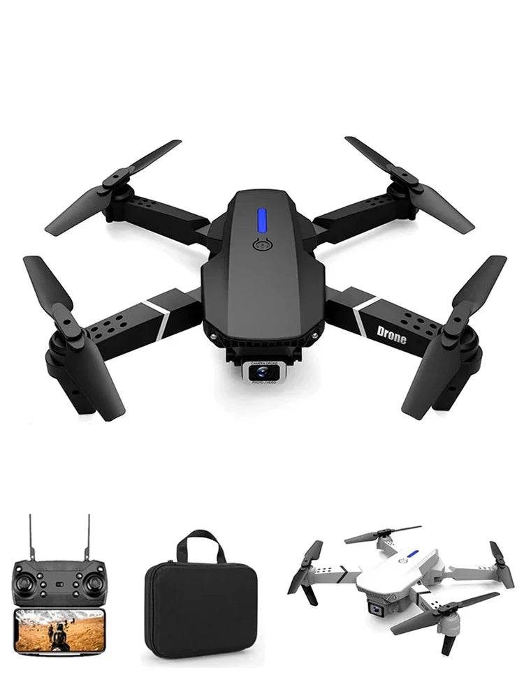 2023 E88Pro 4K Professional RC Drone with 1080P HD Camera - Foldable Helicopter, WIFI FPV, and Height Hold - Perfect Gift Toy - ToylandEU