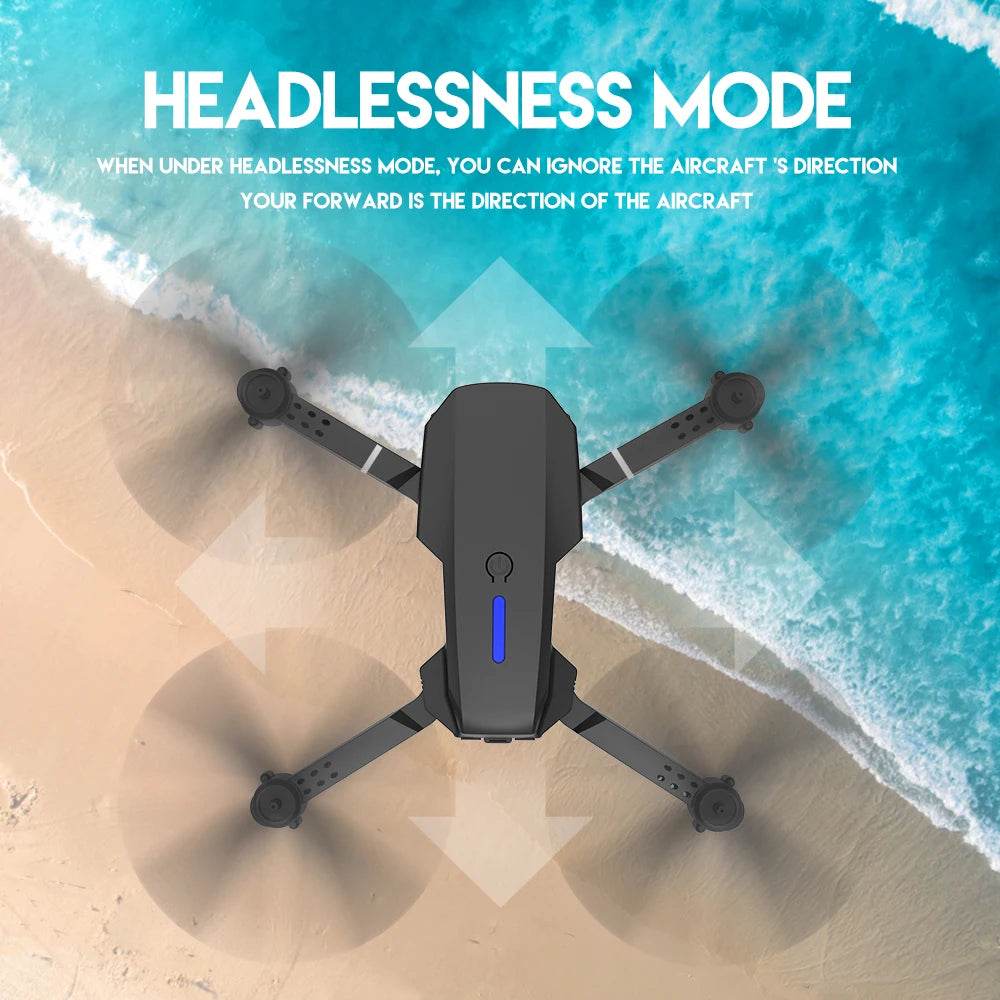 2023 E88Pro 4K Professional RC Drone with 1080P HD Camera - Foldable Helicopter, WIFI FPV, and Height Hold - Perfect Gift Toy - ToylandEU