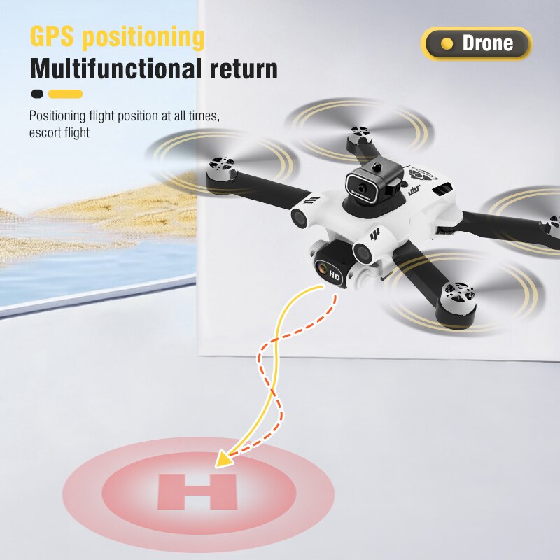 2023 S136 PRO Ultra RC Dron 4K Camera Drone GPS Obstacle Avoidance - ToylandEU