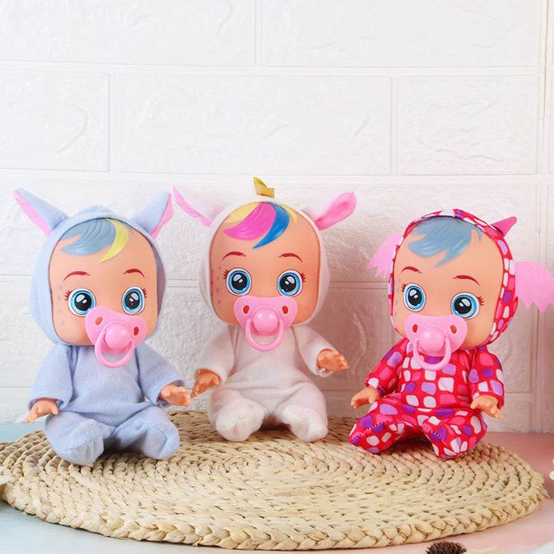 2024 8inch 3D Weeping Babies Unicorn Baby Doll Creative Gift - ToylandEU