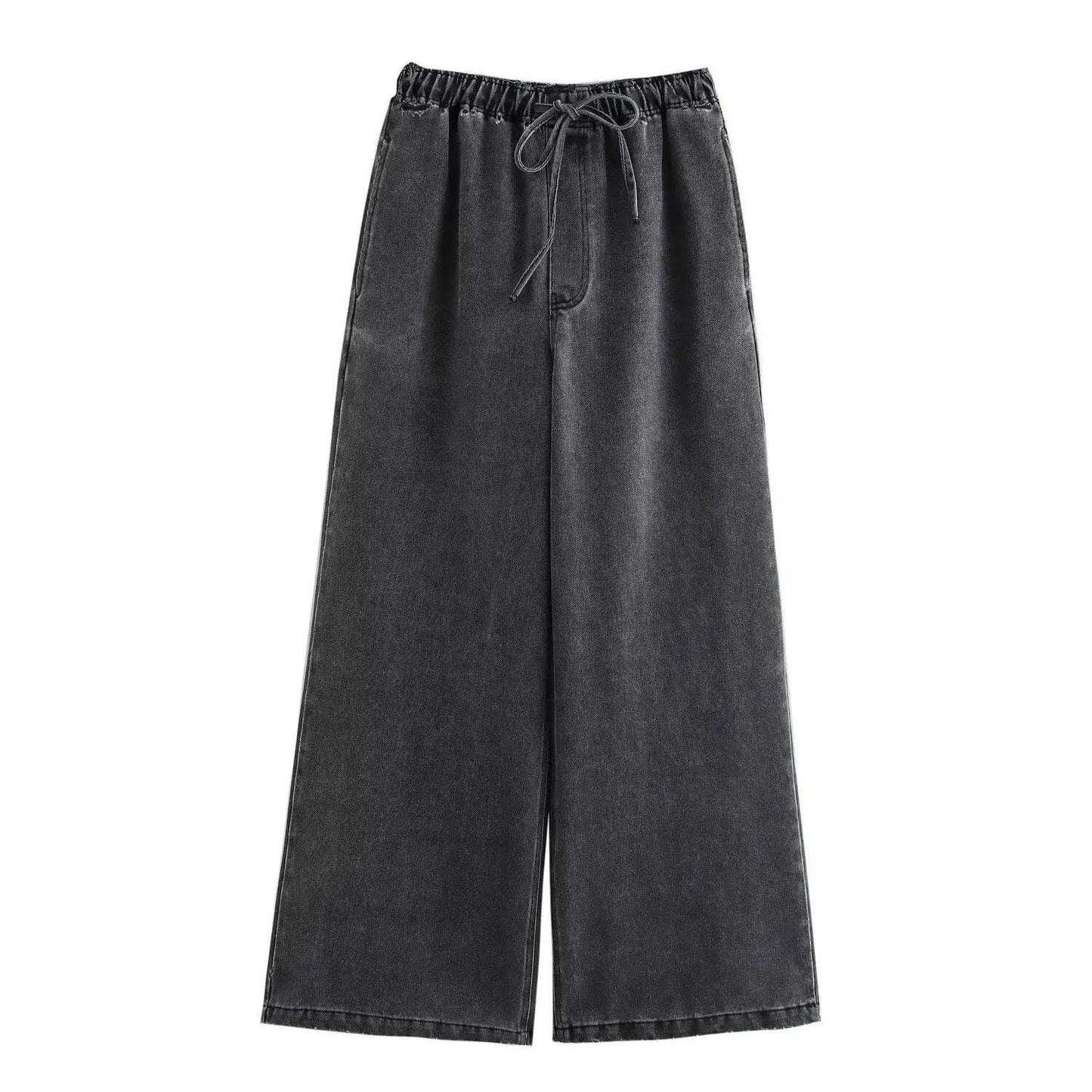 2024 Autumn Jeans Sets Women Turn-down Collar Casual Top Fashion High Waist Streetwear Female Denim Pant Two Piece Set - ToylandEU