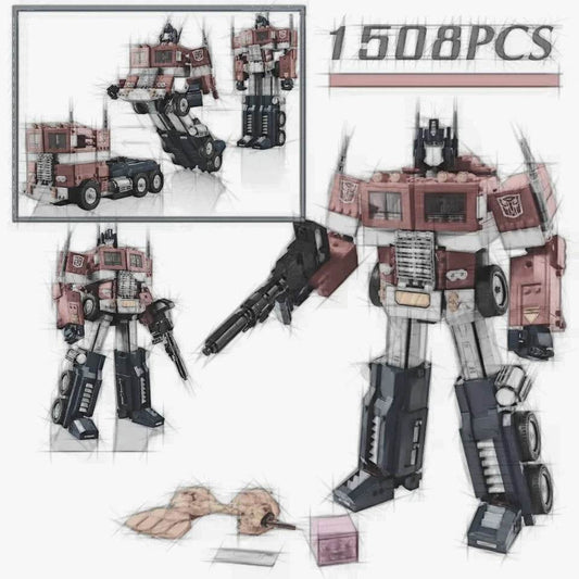 2024 Hot Creative 2 In 1 Transformation Robot Figures Technical Model Building Blocks Bricks Kits Set Toys Gift Compatible 10302A - ToylandEU