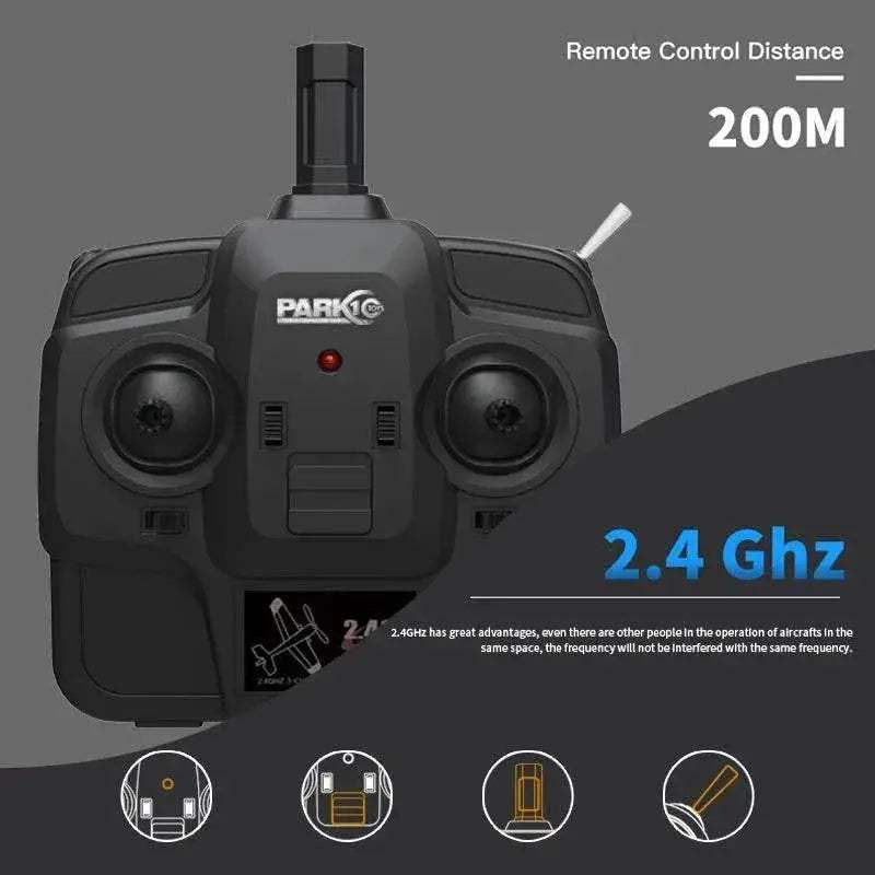 2024 New F22S 2.4G 4CH 3D6G RC Airplane Raptor F22 Warplane - ToylandEU