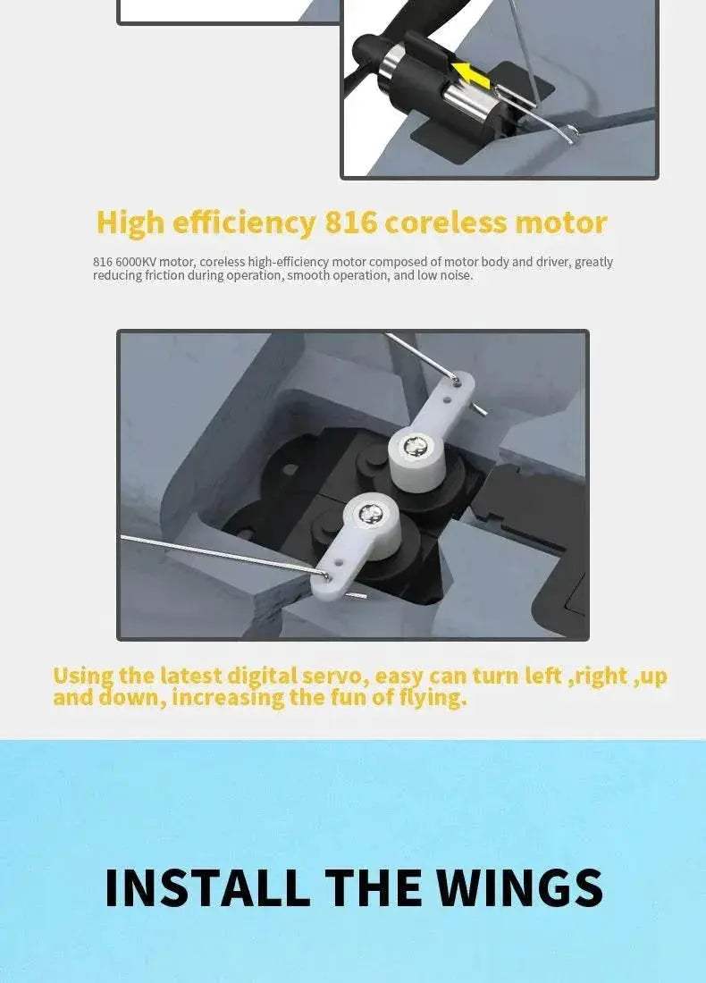 2024 New F22S 2.4G 4CH 3D6G RC Airplane Raptor F22 Warplane - ToylandEU