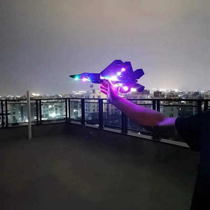 2024 New F22S 2.4G 4CH 3D6G RC Airplane Raptor F22 Warplane - ToylandEU