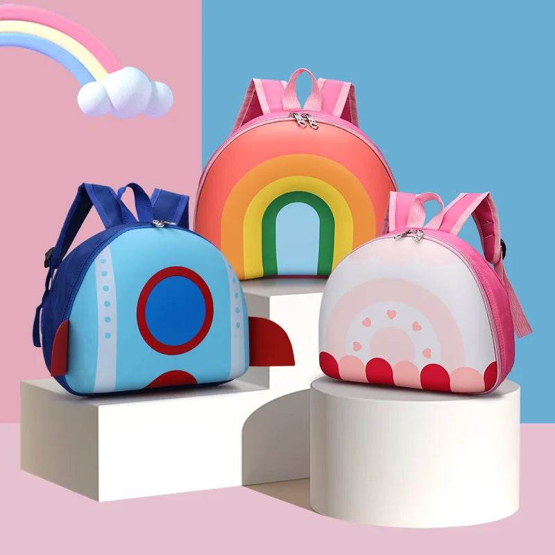 2024 New Korean Version Ice Cream Shape Children's Backpack Kindergarten Schoolbag 3-5 Years Old Boys Girls Cute Children Bag - ToylandEU