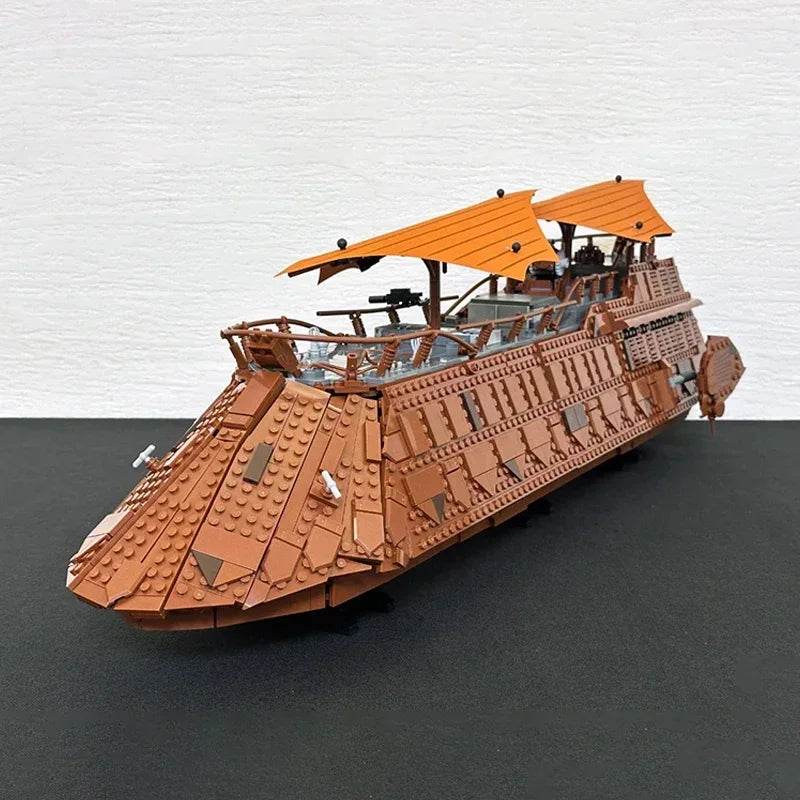 2024 New UCS Jabbas Sail Barge Building Block Classic Sailboat Model Bricks Assembly Toys for Kids and Adults Christmas Gifts MOC - ToylandEU
