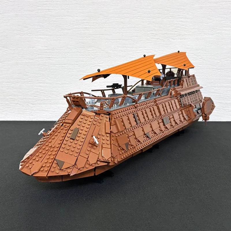 2024 New UCS Jabbas Sail Barge Building Block Classic Sailboat Model Bricks Assembly Toys for Kids and Adults Christmas Gifts MOC - ToylandEU
