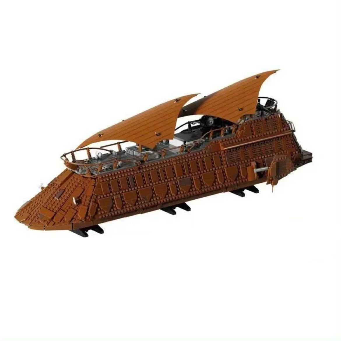 2024 New UCS Jabbas Sail Barge Building Block Classic Sailboat Model Bricks Assembly Toys for Kids and Adults Christmas Gifts MOC - ToylandEU